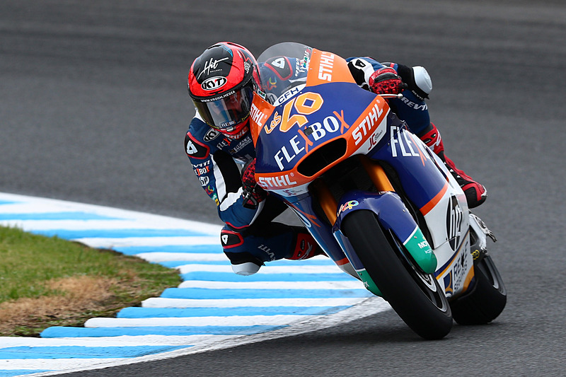 2番手のアウグスト・フェルナンデス選手（FLEXBOX HP 40）