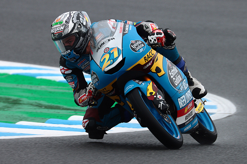 2番手のアロンソ・ロペス選手（Estrella Galicia 0,0）