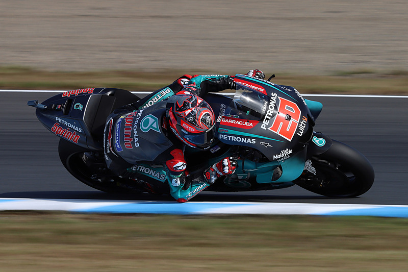 2番手を走るクアルタラロ選手