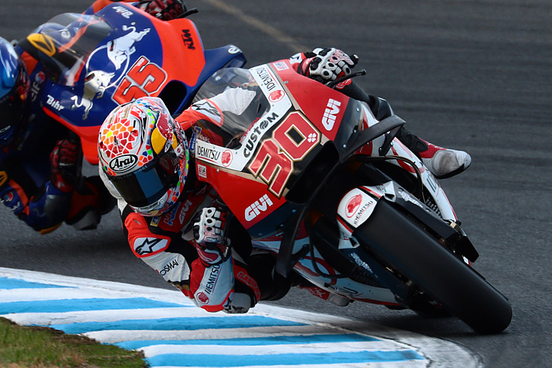 中上選手は16位。今シーズンはこれが最後のレース