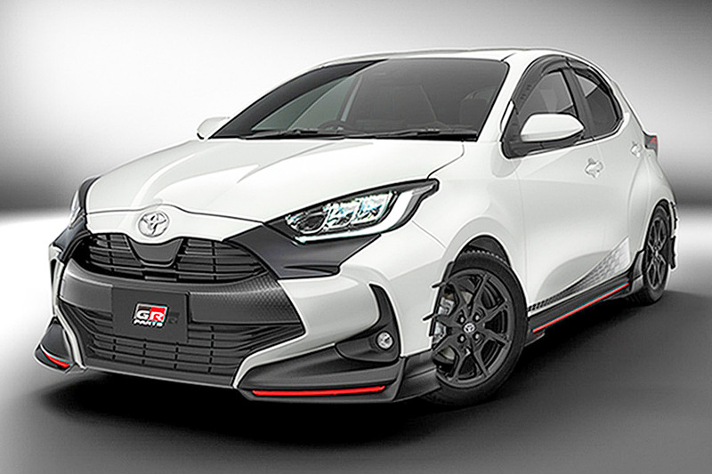 新型車「ヤリス」のGR PARTS（TRD）装着車