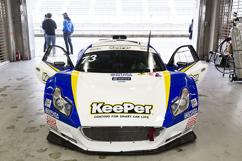 インタープロト車両「kuruma」。インタープロト本戦では福住二嶺選手がドライブしている