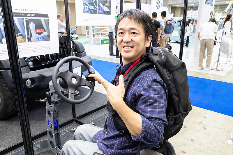 数年間ずっと気になっていたイタリア製の手動運転装置を、シミュレーターで体験