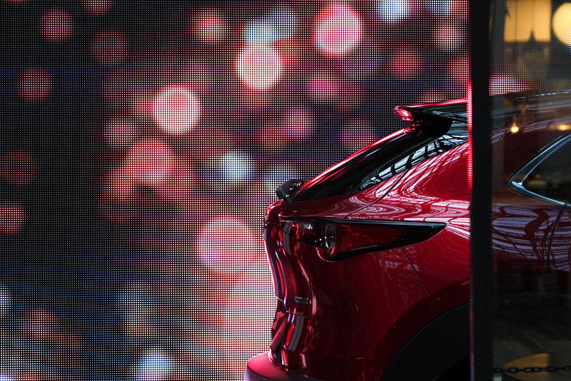 水玉のような光が乱舞し……