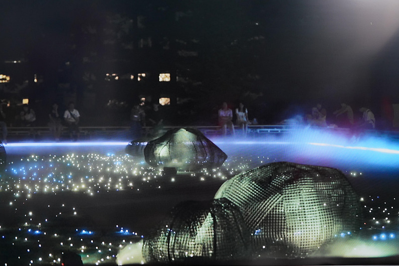 夏に開催された東京ミッドタウン「芝生広場」で、WOWとHAKUTENと共同で開催していたデジタル庭園