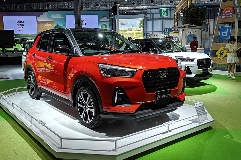 ダイハツブースに展示された市販予定という新型コンパクトSUV