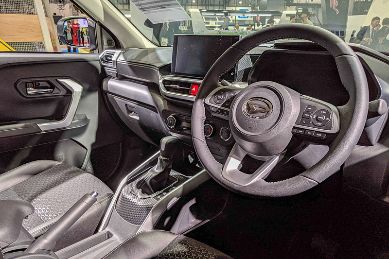 新型コンパクトSUVのインテリア