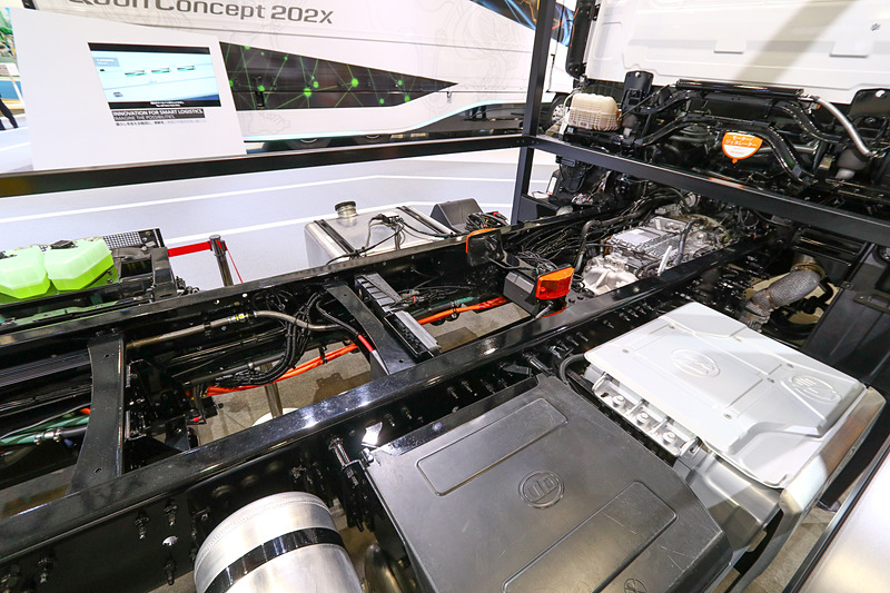 架装してない状態を展示した