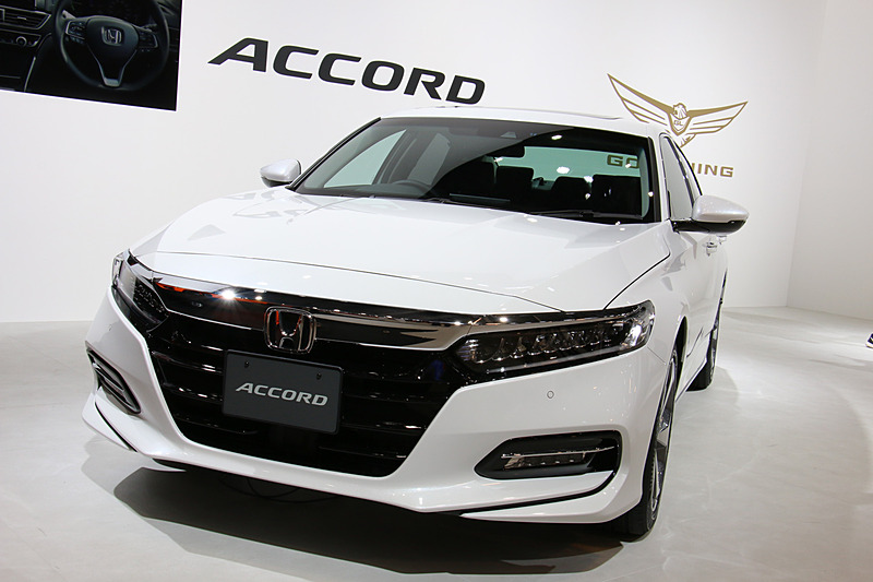 2020年初頭から日本発売する予定の新型「アコード」も日本初公開
