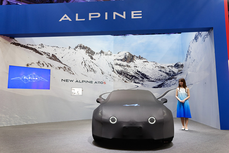日本市場3モデル目となるA110Sをアンベール
