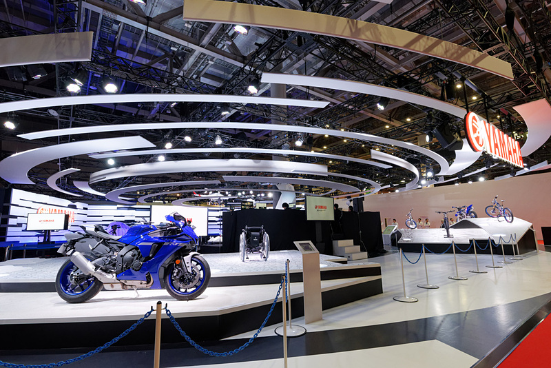 ヤマハ発動機のブース