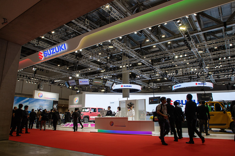 西1ホール（WP01）にあるスズキブース