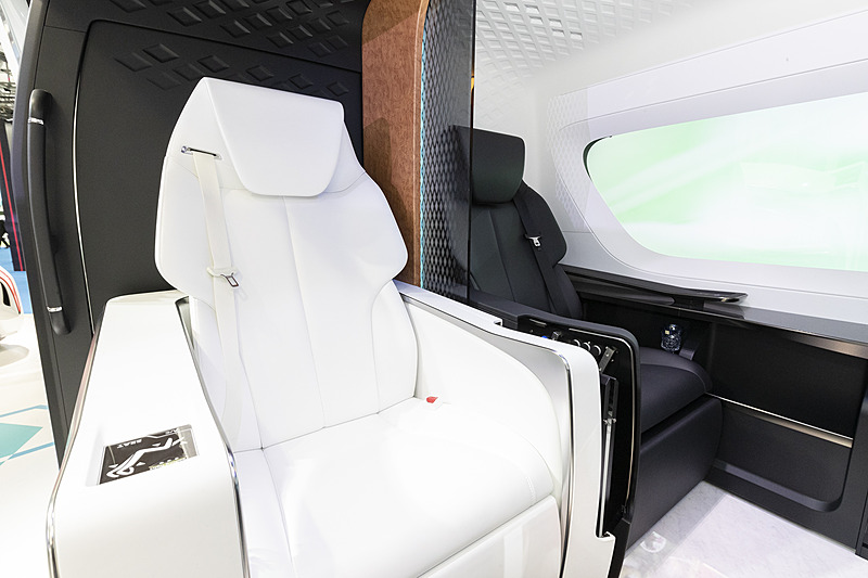 ゆったりとしたシート