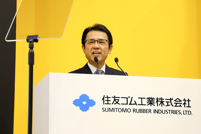 住友ゴム工業株式会社 代表取締役社長 山本悟氏