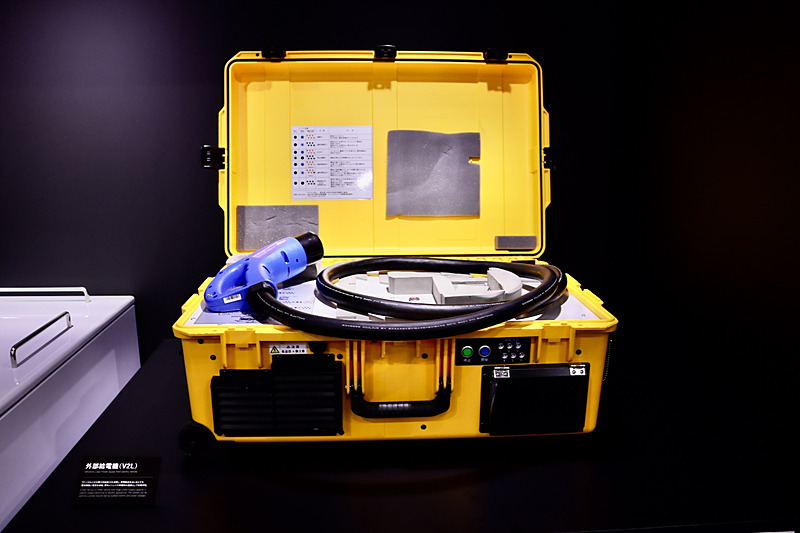 FCバスなどが持つ大電力の供給能力を活用する「外部給電機（V2L）」