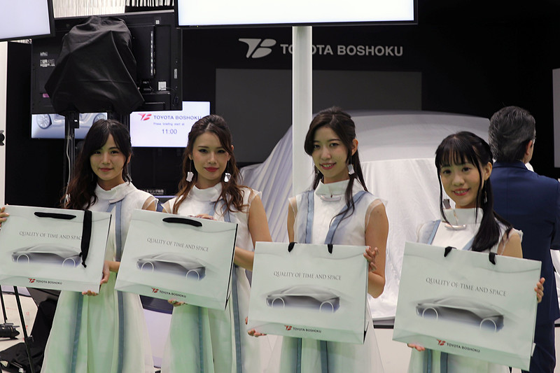 南4ホール S4303に位置するトヨタ紡織のブース