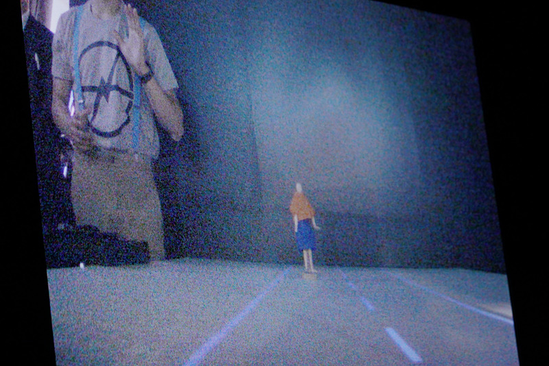 ミニカーに付いている画像センサーの実際の映像