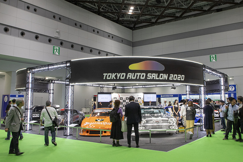 記者発表会は東京ビッグサイト南展示場4Fにある東京オートサロン2020ブースで開催