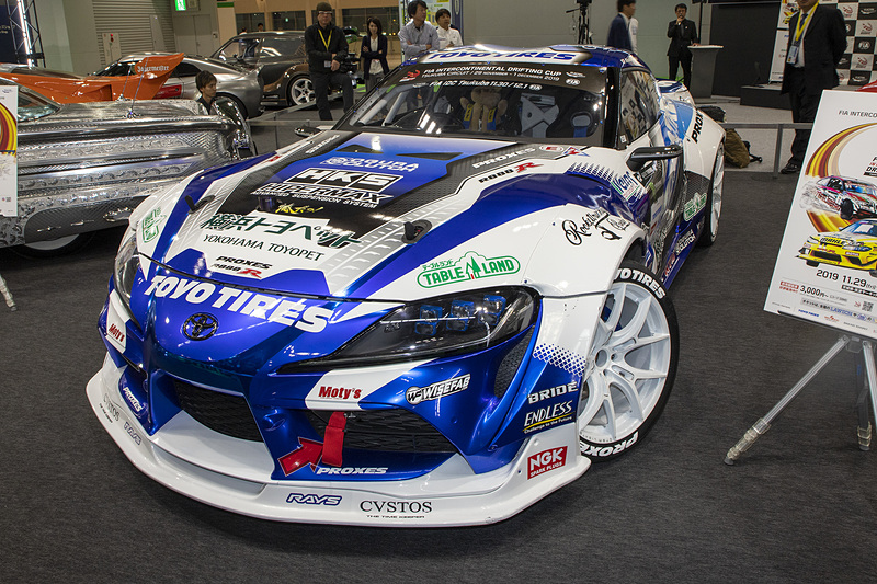 参戦マシンのGRスープラ。TOYO TIRE「PROXES」を履く