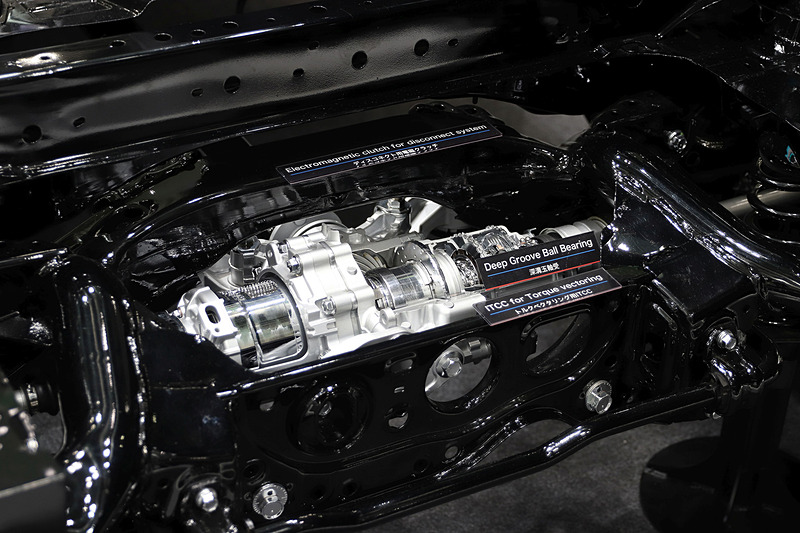 ジェイテクトのディスコネクト用電磁クラッチやトルクベクタリング用ITCCなどが使われている、RAV4のダイナミックトルクベクタリングAWD