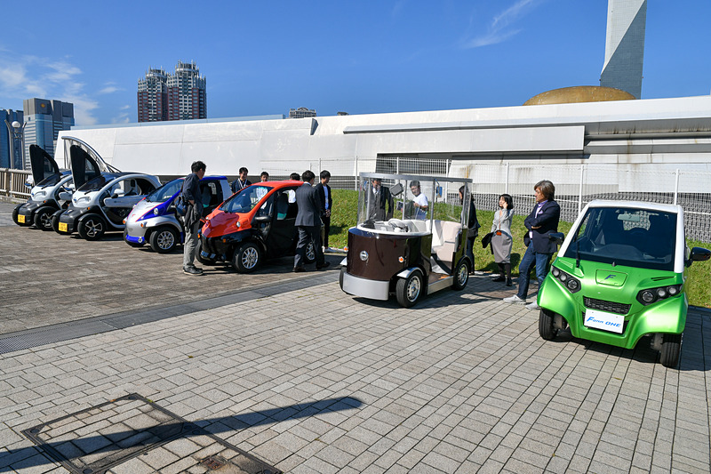 超小型モビリティの試乗車両