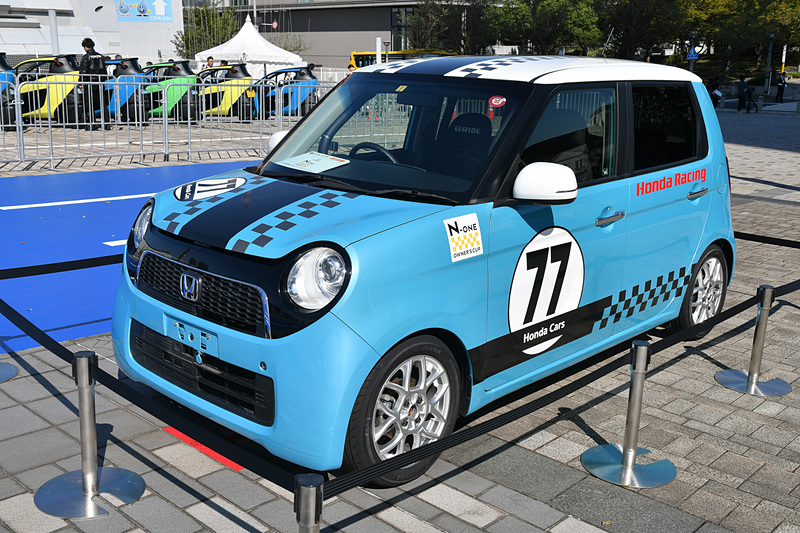 ホンダの軽自動車「N-ONE」によるナンバー付ワンメイクレースモデル