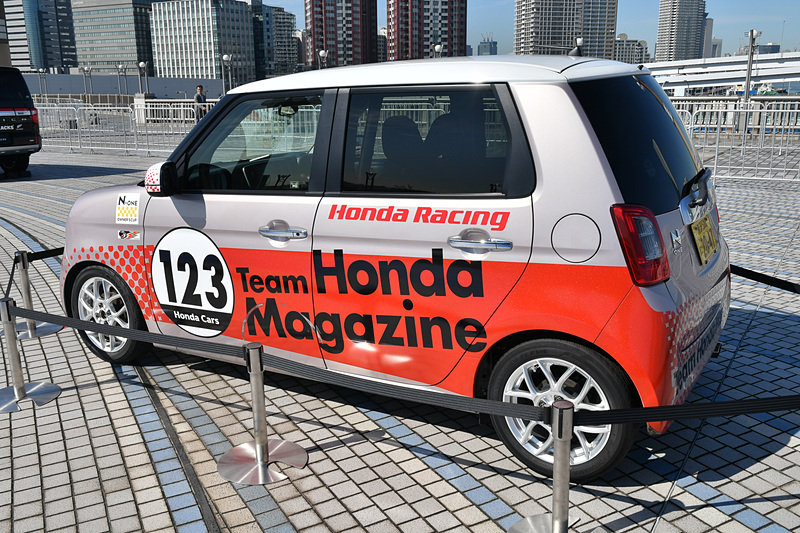 ホンダの軽自動車「N-ONE」によるナンバー付ワンメイクレースモデル