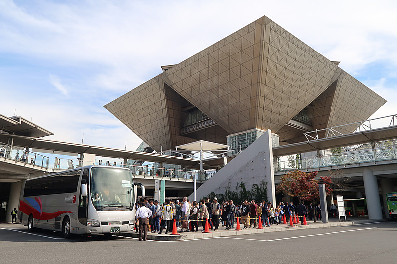 まずは有明エリアの無料シャトルバスについて