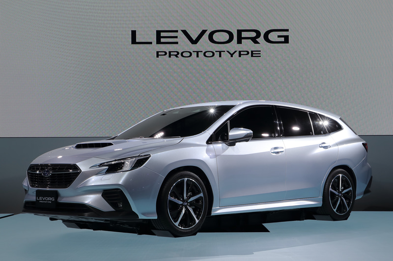 レヴォーグ プロトタイプ。市販モデルは2020年後半に日本市場で発売される予定