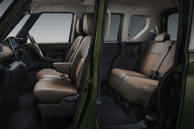 スーパーハイト軽ワゴンコンセプトのインテリア