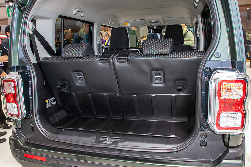 ハスラーコンセプトのラゲッジルーム