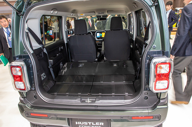 ハスラーコンセプトのラゲッジルーム