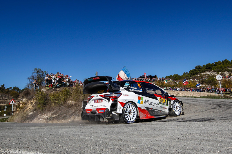 オィット・タナック/マルティン・ヤルヴェオヤ組（ヤリスWRC ＃8号車）は総合2位フィニッシュ