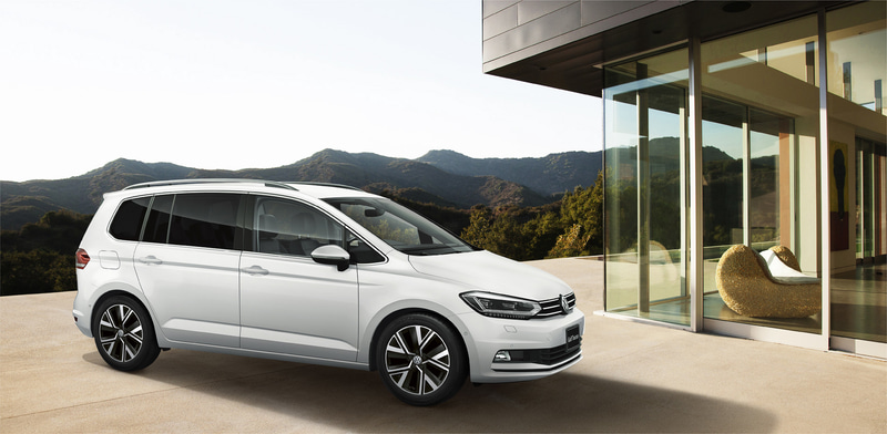 ゴルフ トゥーラン TDI プレミアムのボディサイズは4535×1830×1670mm（全長×全幅×全高）、ホイールベースは2785mm