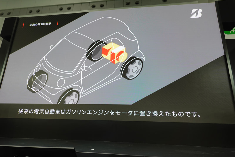 インホイールモーターを主役にしつつ、ワイヤレス給電について紹介