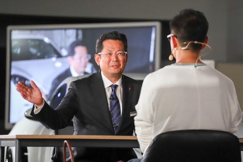 セールスコンサルタント部門のロールプレイングの様子