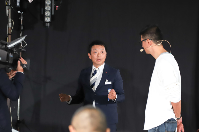 セールスコンサルタント部門のロールプレイングの様子