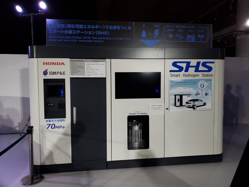 水と電気から水素を製造し、給素（？）するためのスマート水素ステーション（SHS）