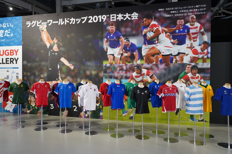 東京2020オリンピック・パラリンピック、ラグビーワールドカップ2019関連の展示
