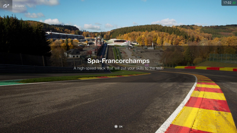 スケープスの特集に「スパ・フランコルシャン - 腕前が試される超高速サーキット」を追加