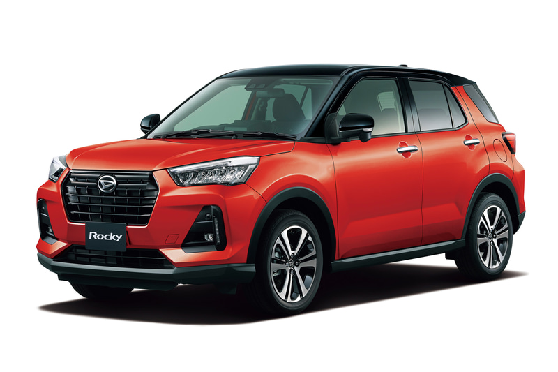 ロッキー。ボディサイズは3995×1695×1620mm（全長×全幅×全高）で、ホイールベースは2525mm。画像は「G」グレード