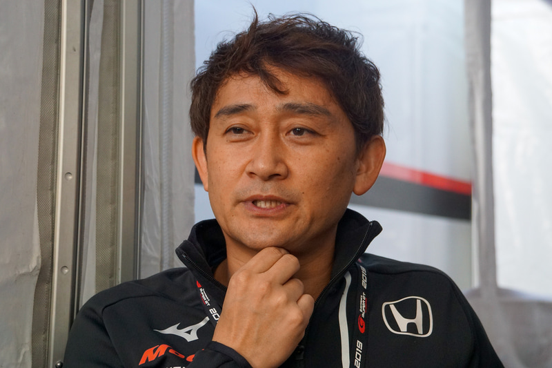 34号車 Modulo KENWOOD NSX GT3をドライブする道上龍選手