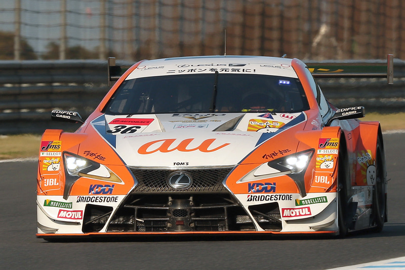 GT500クラスで予選トップとなった36号車 au TOM'S LC500（中嶋一貴/関口雄飛組、BS）