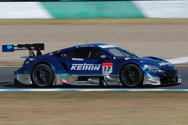 GT500クラスで予選5位となった17号車 KEIHIN NSX-GT（塚越広大/ベルトラン・バゲット組、BS）