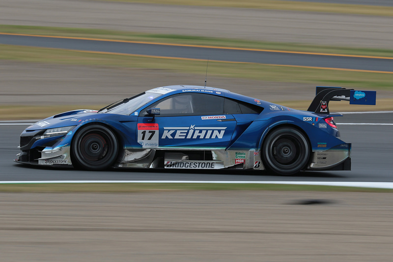 決勝5位の17号車KEIHIN NSX-GT（塚越広大/ベルトラン・バゲット組、BS）