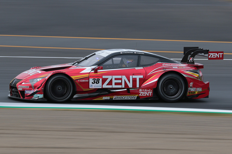 決勝4位の38号車 ZENT CERUMO LC500（立川祐路/石浦宏明組、BS）