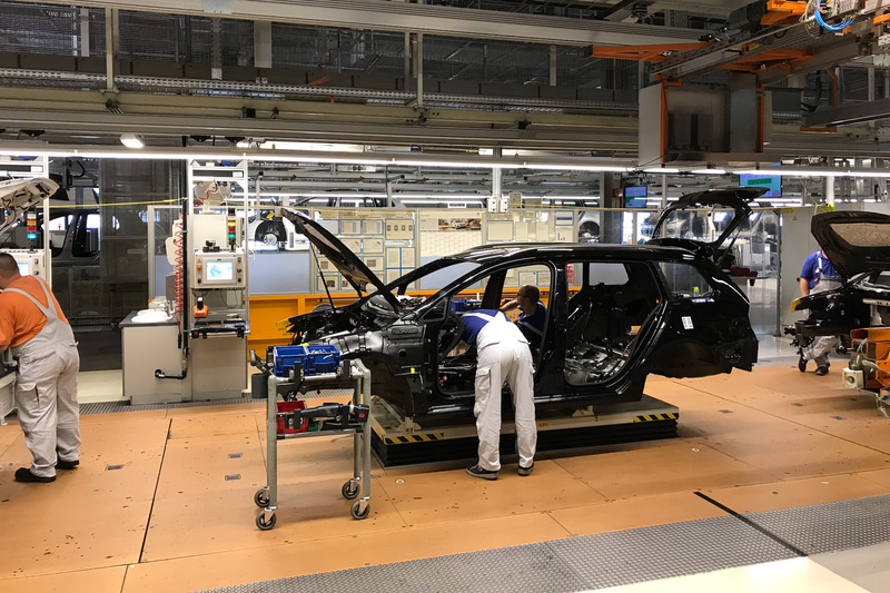 ID.3の工場見学もできた。同工場では2021年から最大33万台/年のEVを生産することとなり、これによりツヴィッカウ工場は欧州で最大のEV生産工場になる