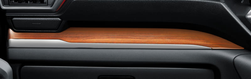 インテリアパネルセット「茶木目調×メッキ調」