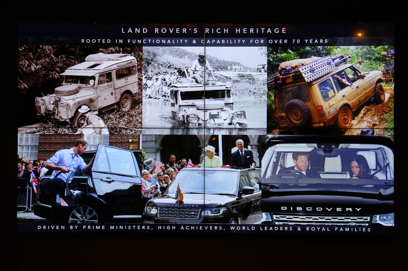 高い実用性を備えたクルマとして登場したランドローバーのモデルは、長い歴史の中で走行性能を磨き上げ、さらに市街地にある舗装路でも卓越した快適性を備えるブランドして王室などでも採用されるブランドに進化している