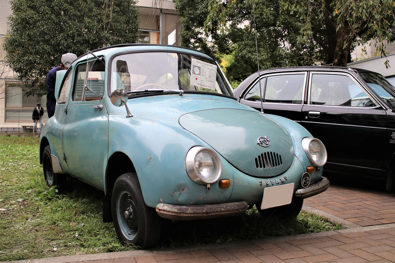 おそらく最も古いスバル 360の市販車。1958年6月26日製造の車両とのこと